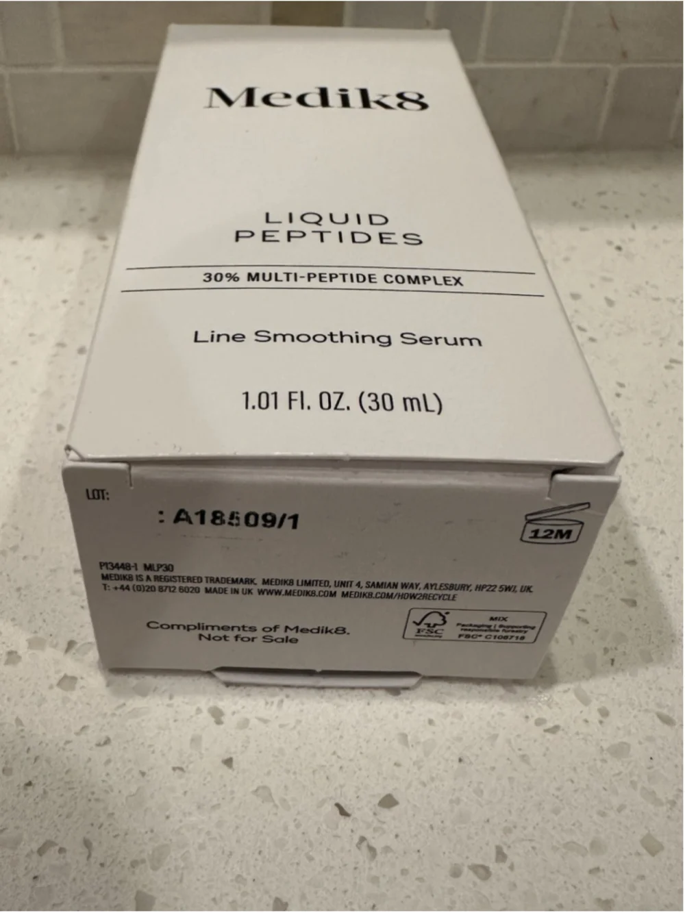 Medik8 Liquid Peptides Line Smoothing Serum 1oz NEW IN BOX